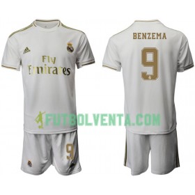 Camiseta de fútbol Niños Real Madrid Karim Benzema 9 1ª equipación 2019/2020